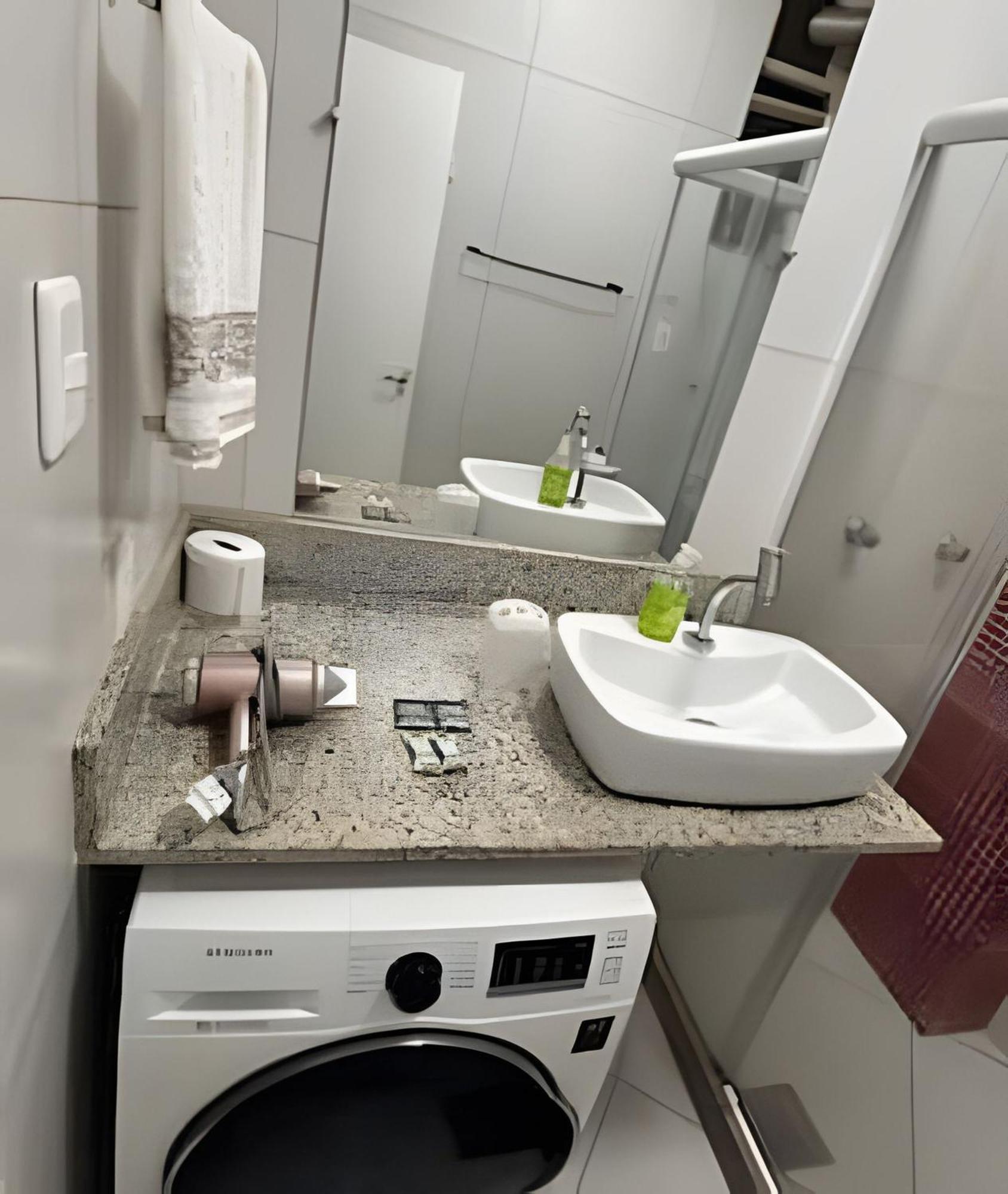 Apartamento Em Copacabana Com Vista Lateral Do Mar 里约热内卢 外观 照片