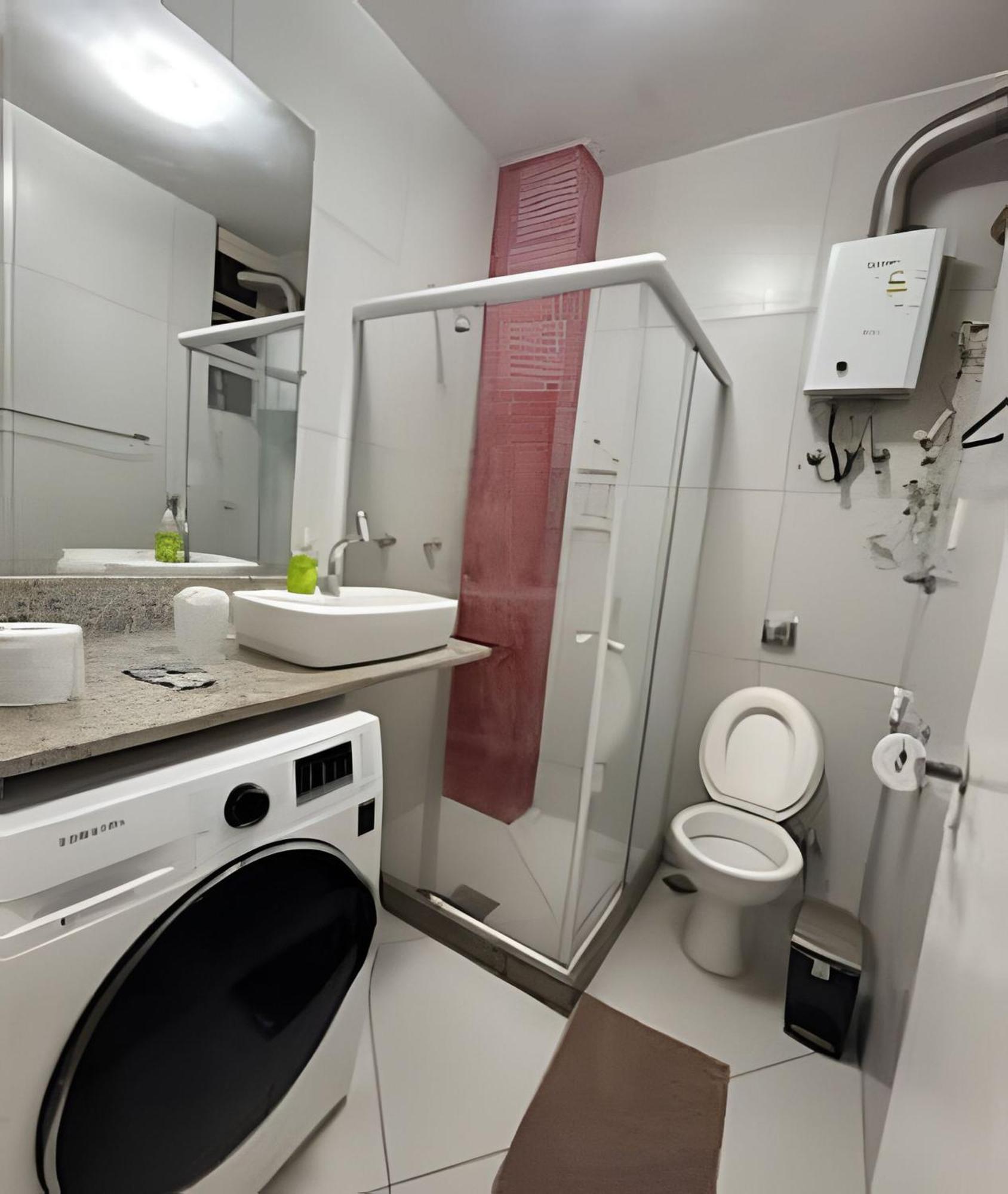 Apartamento Em Copacabana Com Vista Lateral Do Mar 里约热内卢 外观 照片